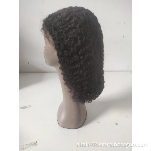 360 Lace Frontal Wigs 10A Nature Color Jerry Curly Cheap Brazilian Hair Wigs Wholesale In Stock,100% Human Hair